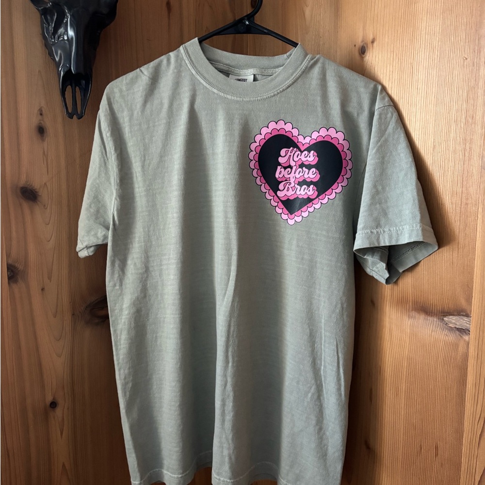 Graphic Tee with Heart Design